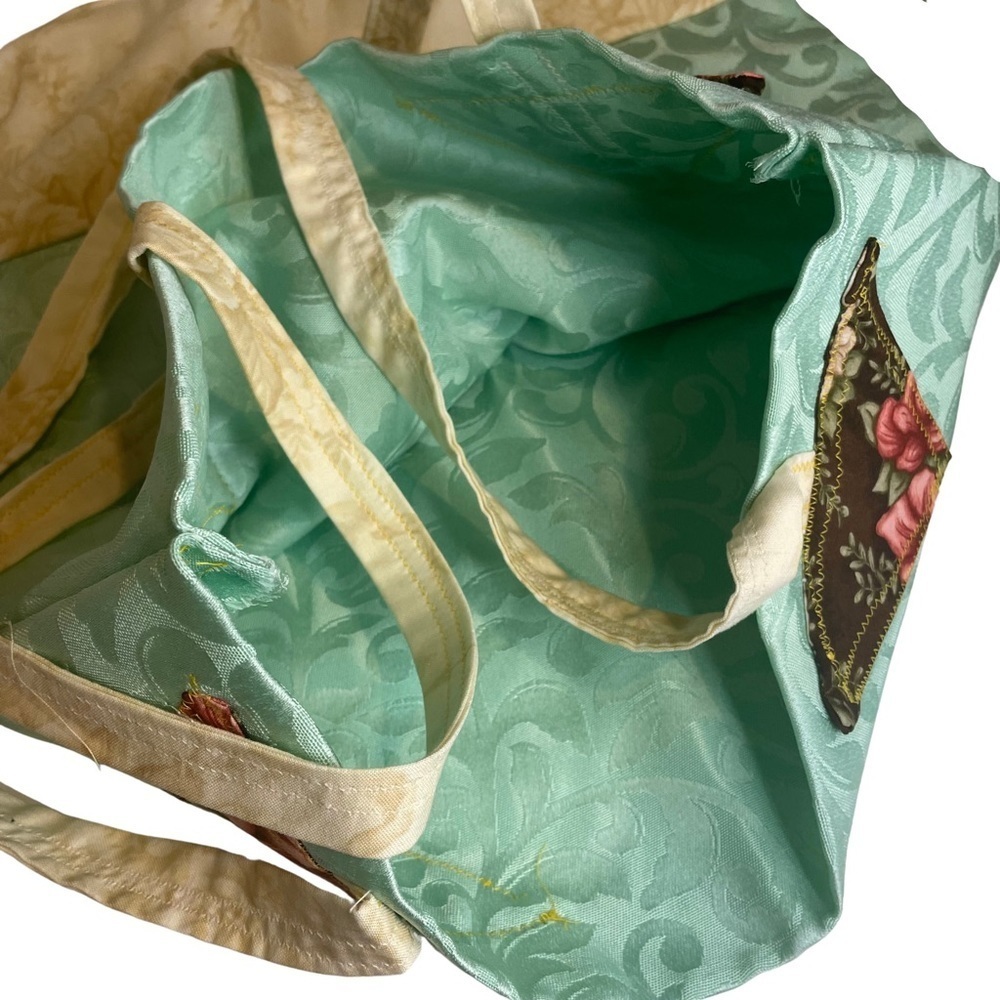 Market bag Upcycled produce tote handmade by Yung_Babas_Nook NWOT - Picture 7 of 8